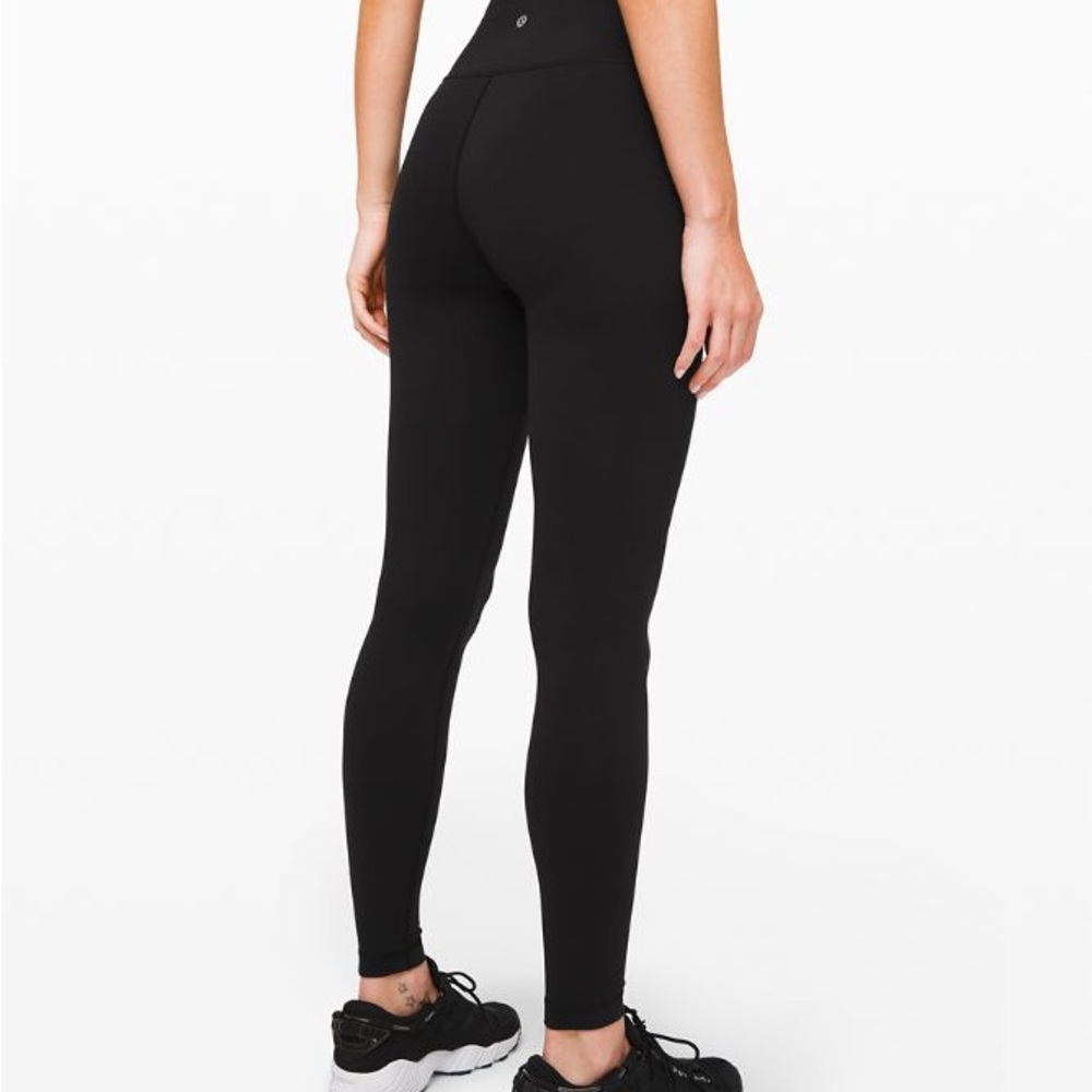 Lululemon Wonder Under Black Leggings 28”